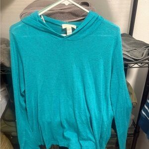 Forever 21 Vibrant Blue Cowl Neck Sweater